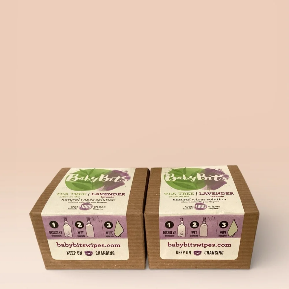 2 Boxes of Baby Bits™ Dissolvable Cubes – Wipe Solution Concentrate - Picture 2 of 4